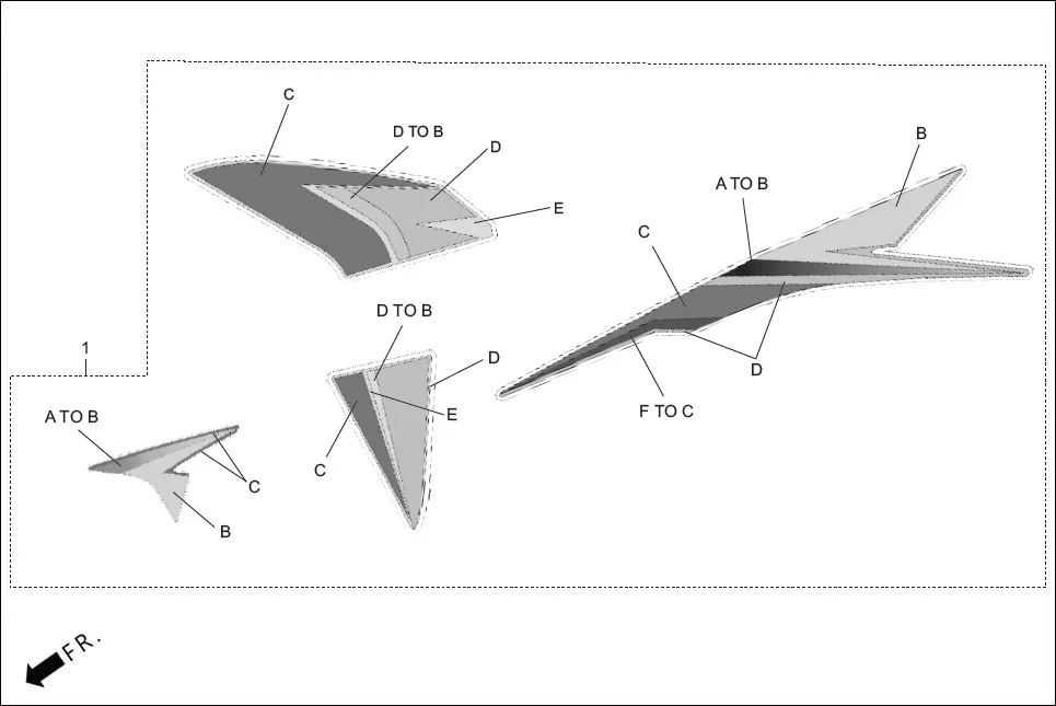 F-26B-DRUM MARK/STRIPE(OPTIONAL) diagram showing ABVAS6A0010BDG