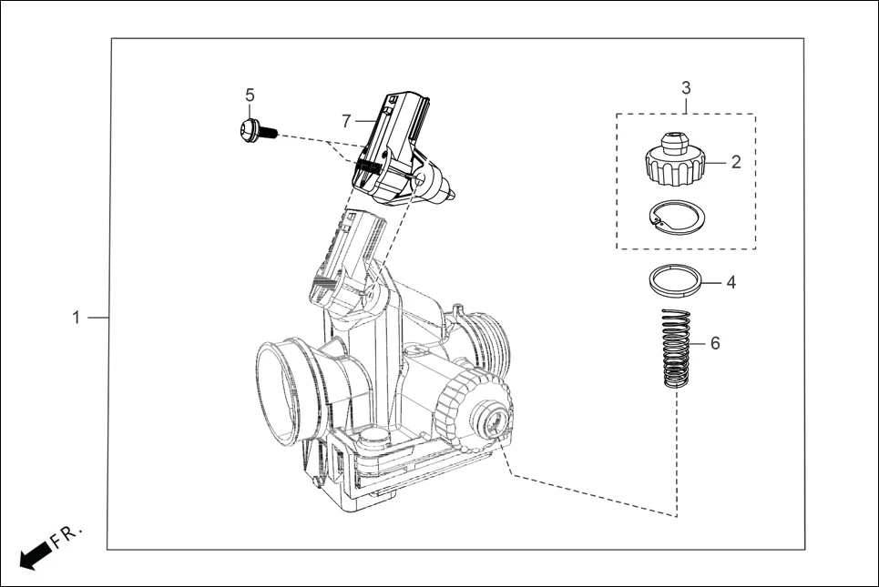 E-17 THROTTLE BODY ASSY.