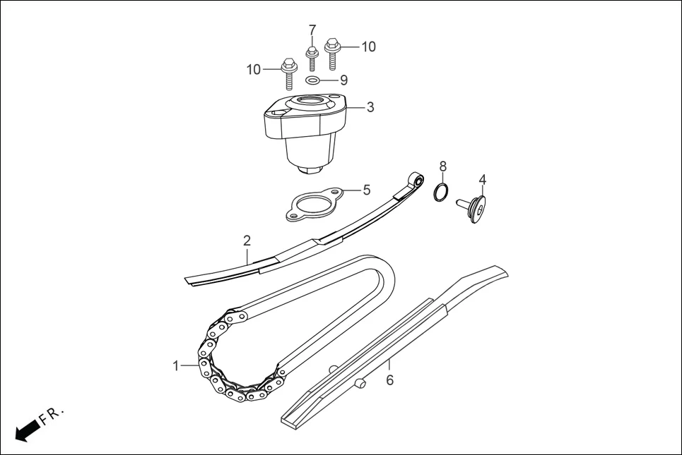 E-5 CAM CHAIN/TENSIONER