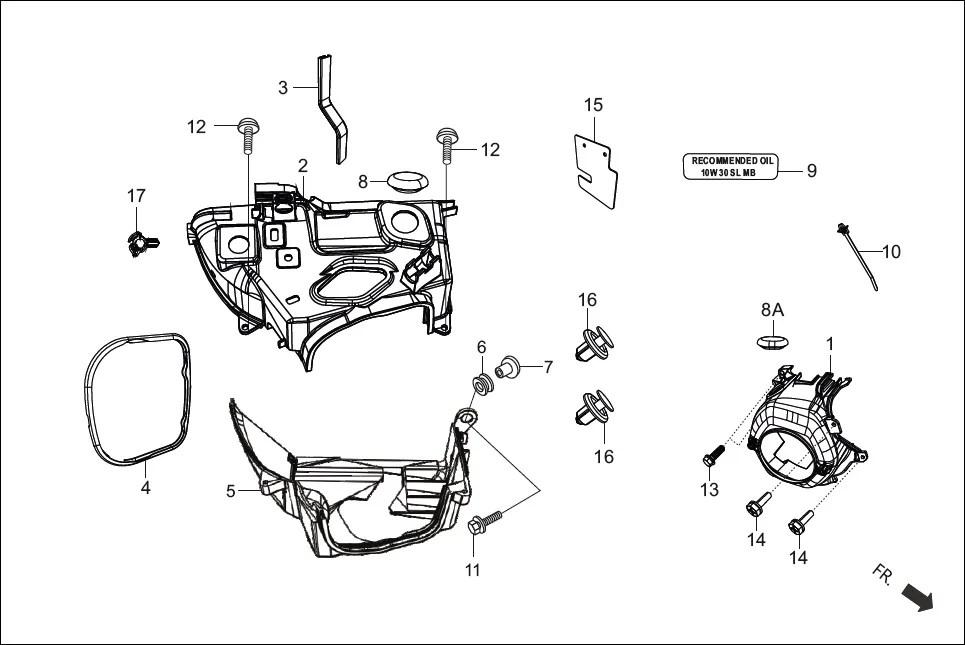 E-1 SHROUD / FAN COVER