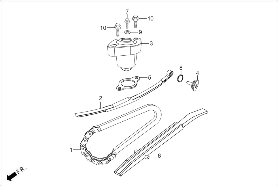 E-5 CAM CHAIN/TENSIONER