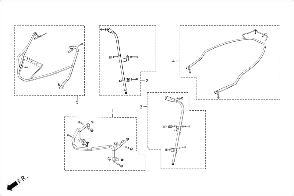 FOP-6 BEADING ASSY. (OPTIONAL) assembly diagram for Hero XOOM 110CC OBD2(Aug.,2025)