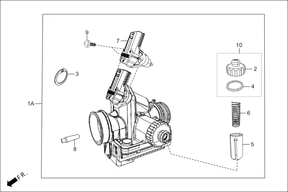 E-17 THROTTLE BODY ASSY.