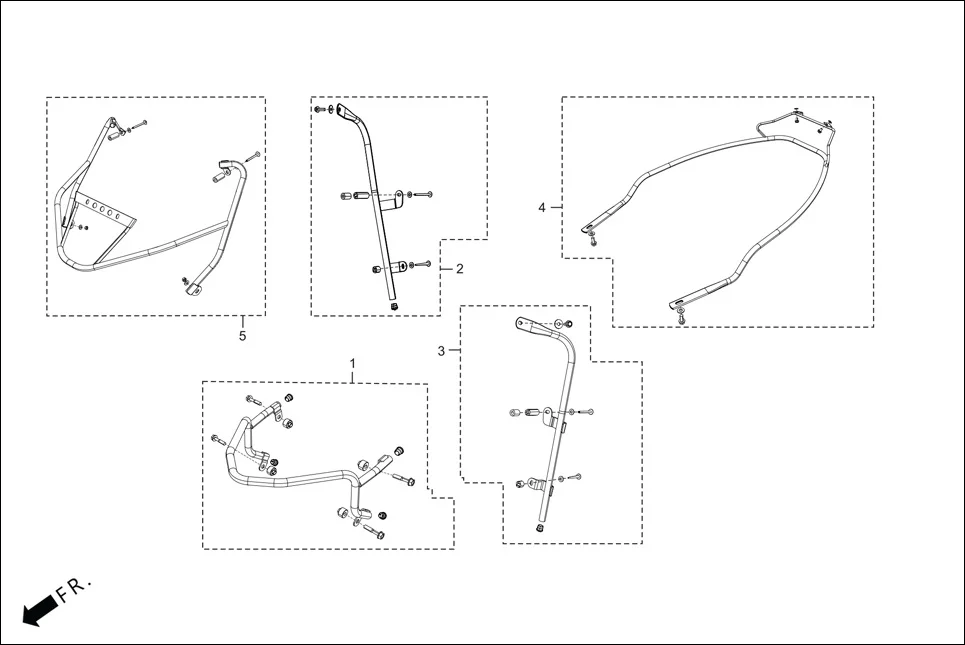 FOP-6 BEADING ASSY.(OPTIONAL) assembly diagram for Hero XOOM 110 BSVI OBD II(April,2023)
