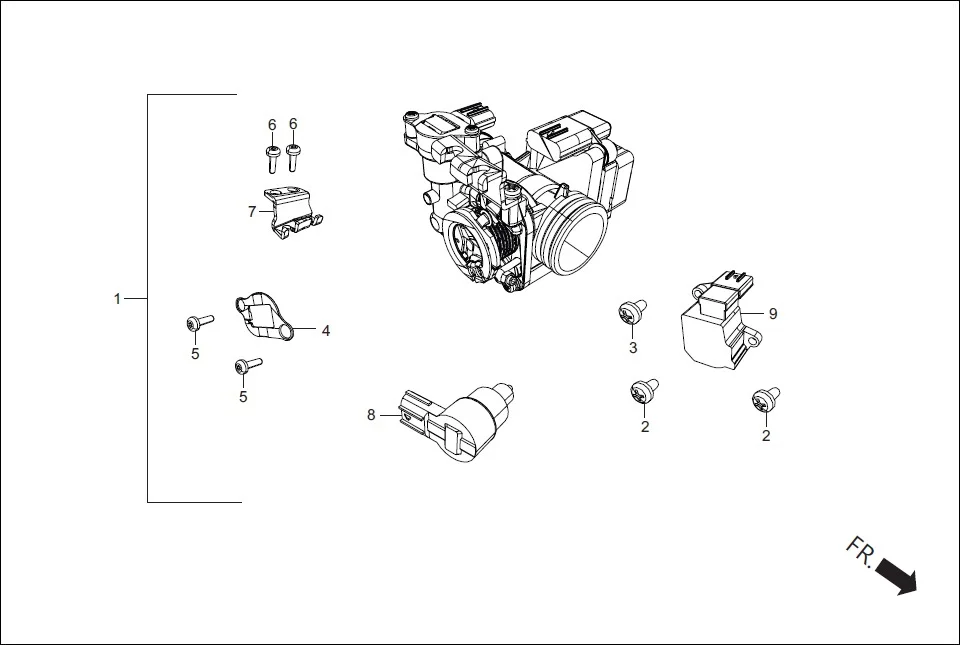 E-11 THROTTLE BODY ASSY