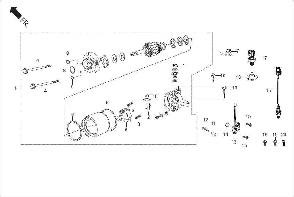 E-5A ELECTRICALS (STARTER MOTOR)