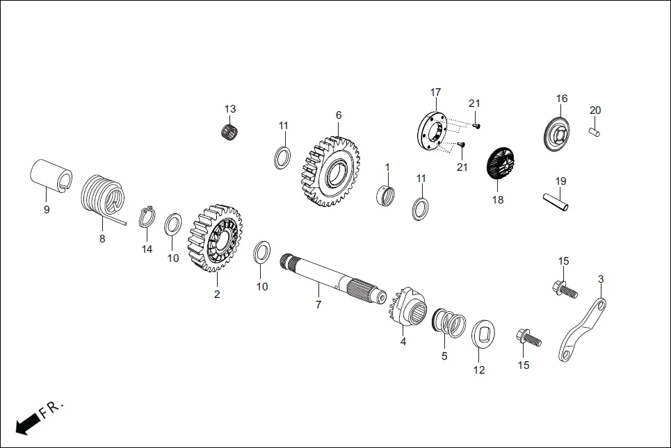 E-9 KICK STARTER (SPINDLE KICK STARTER)