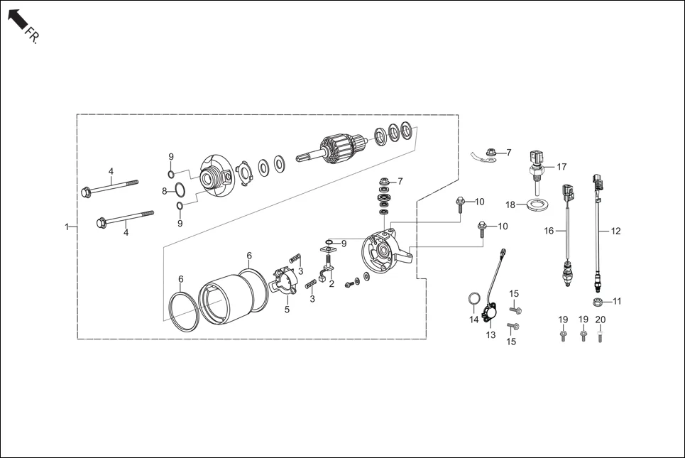 E-5A ELECTRICALS (STARTER MOTOR)