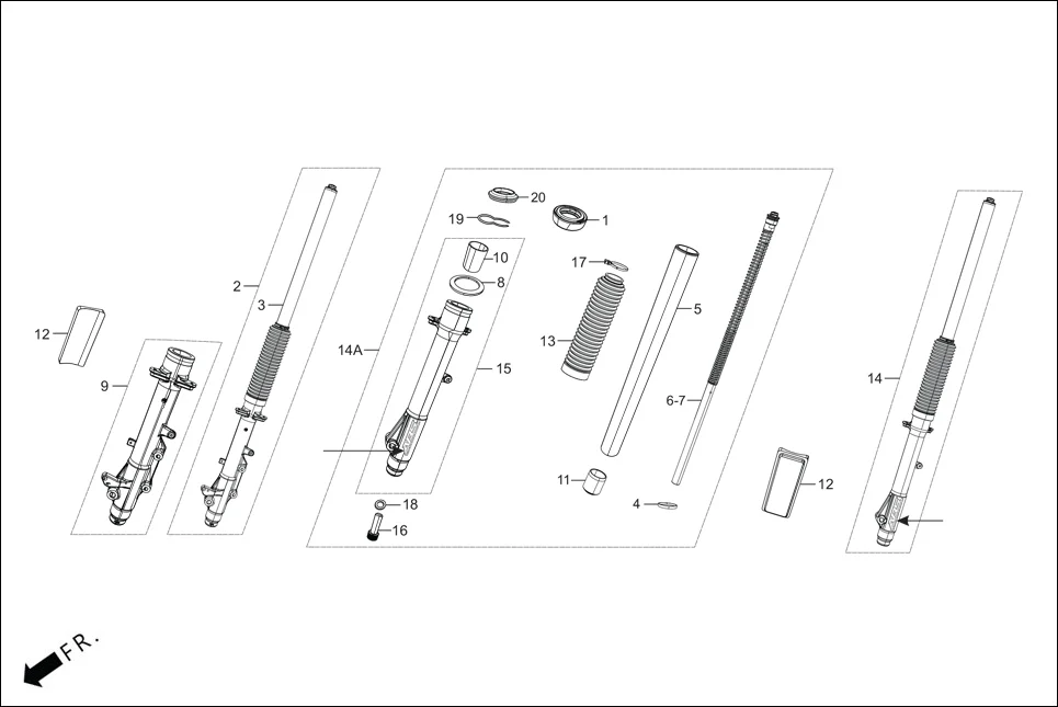F-6A FRONT CUSHION diagram showing 51520-ABW-101