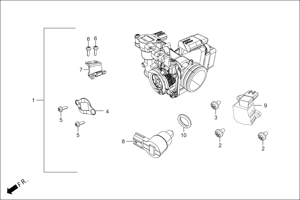 E-11 THROTTLE BODY ASSY