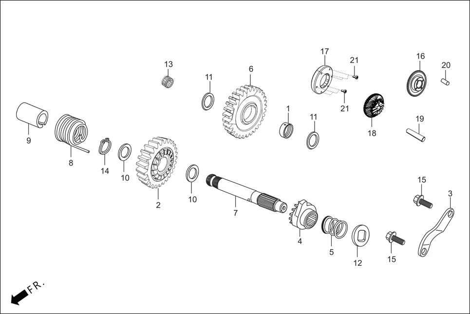 E-9 KICK STARTER (SPINDLE KICK STARTER)
