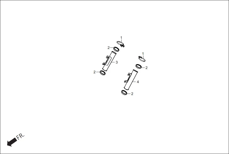 F-6B FRONT CUSHION (COVER) assembly diagram for Hero XPULSE 200 OBDII 4V(April,2023)