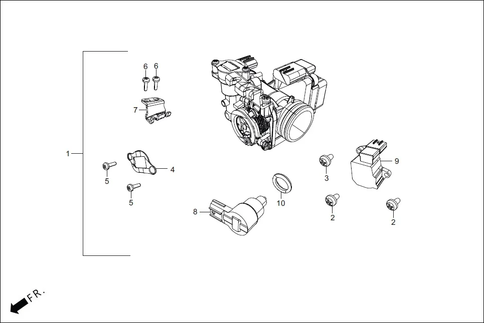 E-11 THROTTLE BODY ASSY