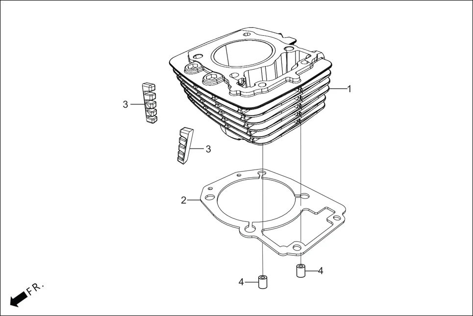 E-1B CYLN. &amp; CYLN HEAD (CYLINDER)