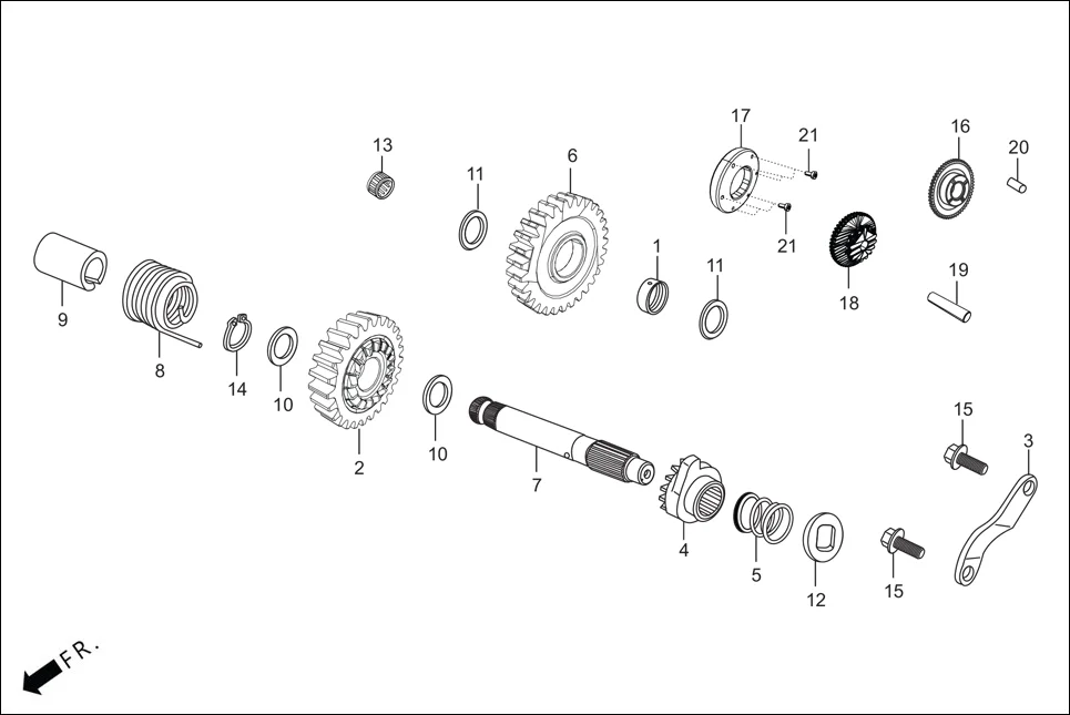 E-9 KICK STARTER (SPINDLE KICK STARTER)