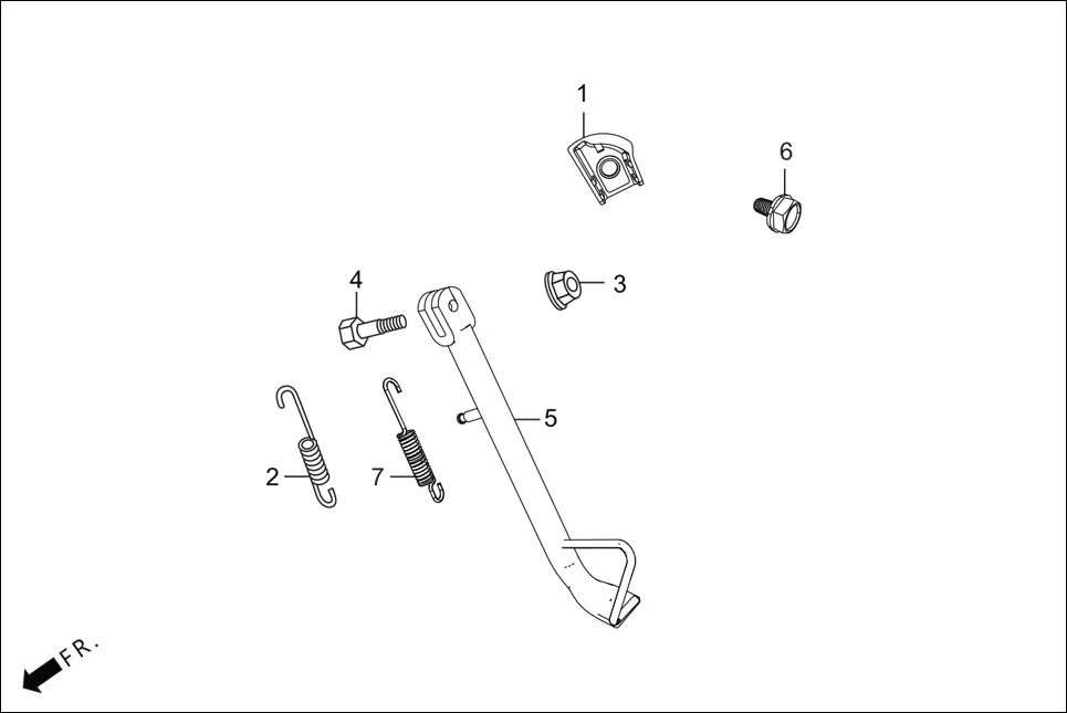 F-18_NON_CONN CHAIN CASE &amp; STAND assembly diagram for Hero XPULSE 200 4V(NOV.,2024)