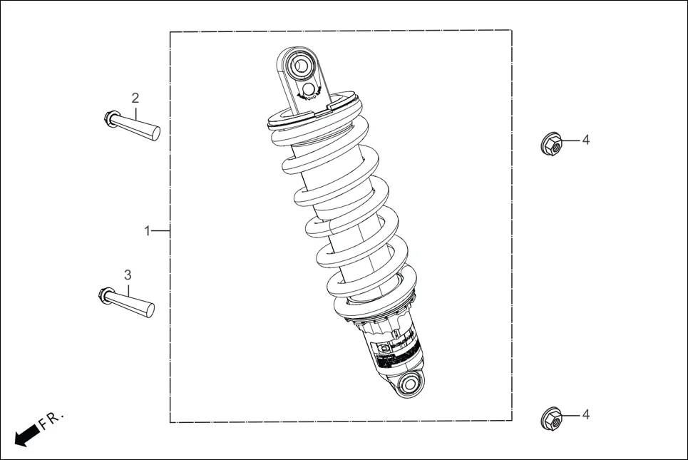 F-19A_PRO_CONN CUSHION REAR(PRO) diagram showing 52400-ABW-111