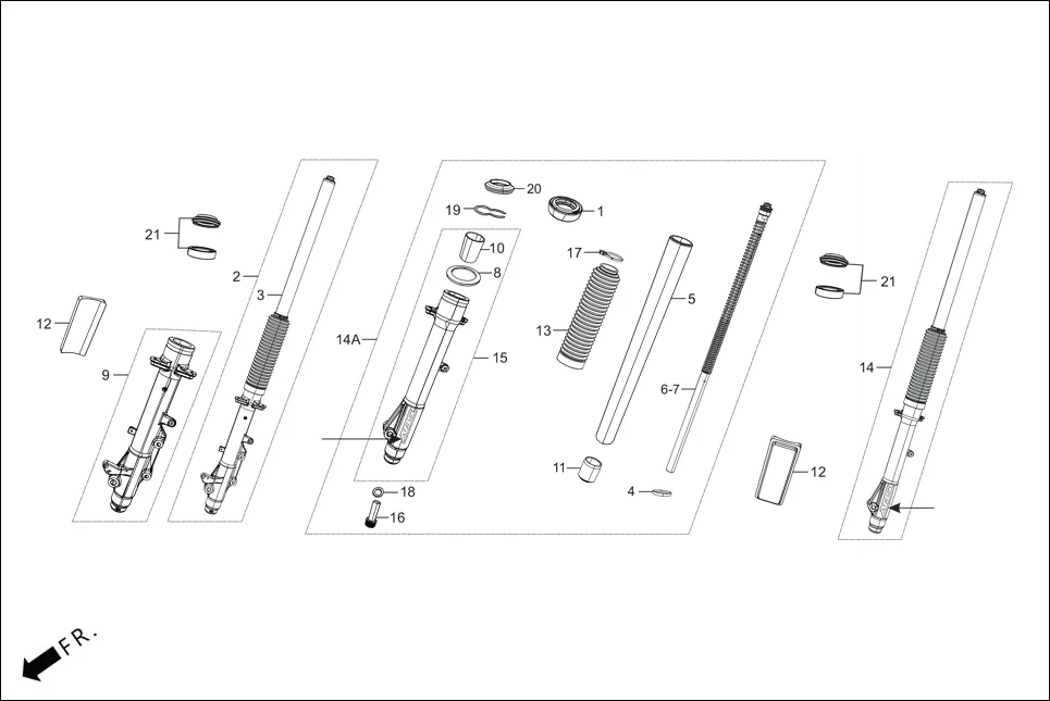 F-6C_PRO_CONN FRONT CUSHION(PRO) diagram showing 51500-ABW-111