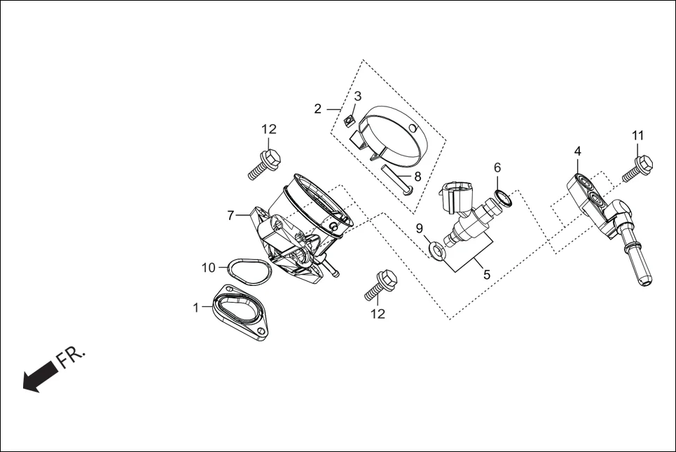 E-11A (INSULATOR ASSY/INLET PIPE)