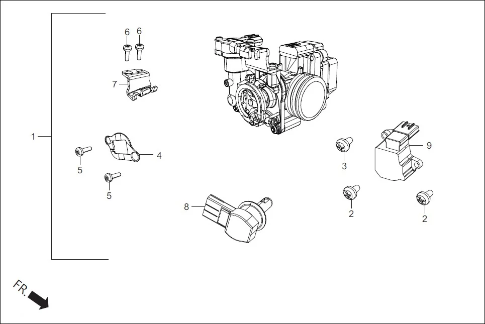 E-11 THROTTLE BODY ASSY
