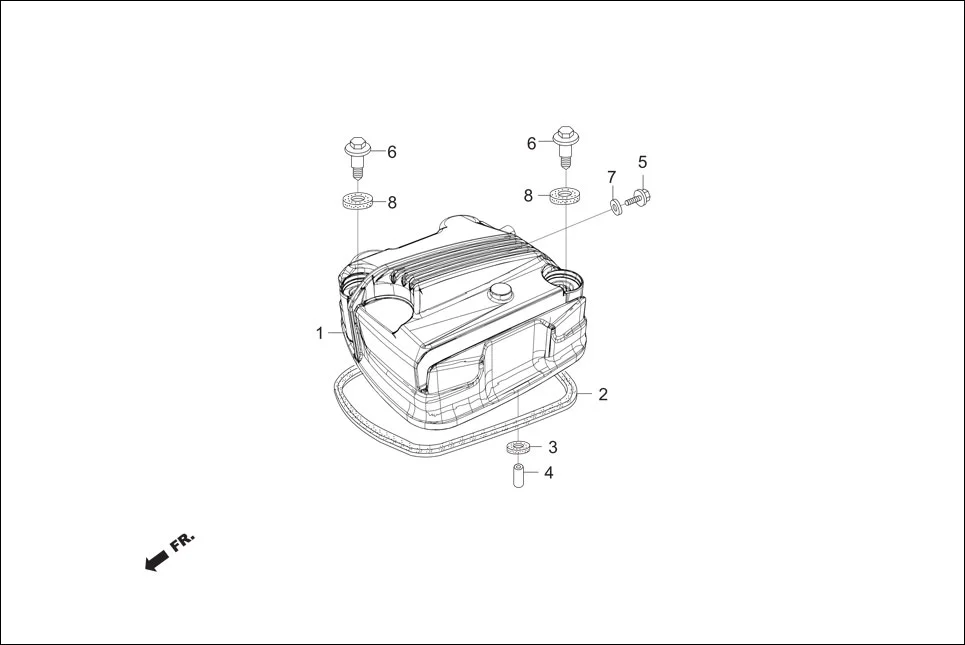 E-1 CYLN. &amp; CYLN HEAD (CYLINDER HEAD COVER)