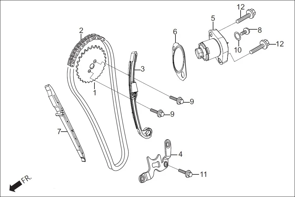 E-2 CAM SHAFT (CAM CHAIN TENSIONER)