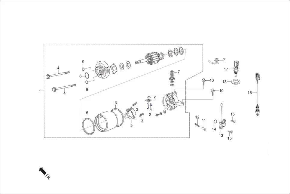 E-5A ELECTRICALS (STARTER MOTOR)