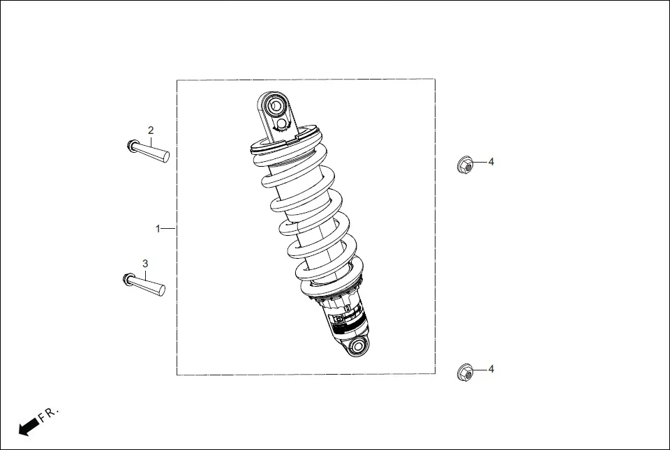 F-29B (OPTIONAL) assembly diagram for Hero Xpulse 200 2V BSVI (Jun, 2020)