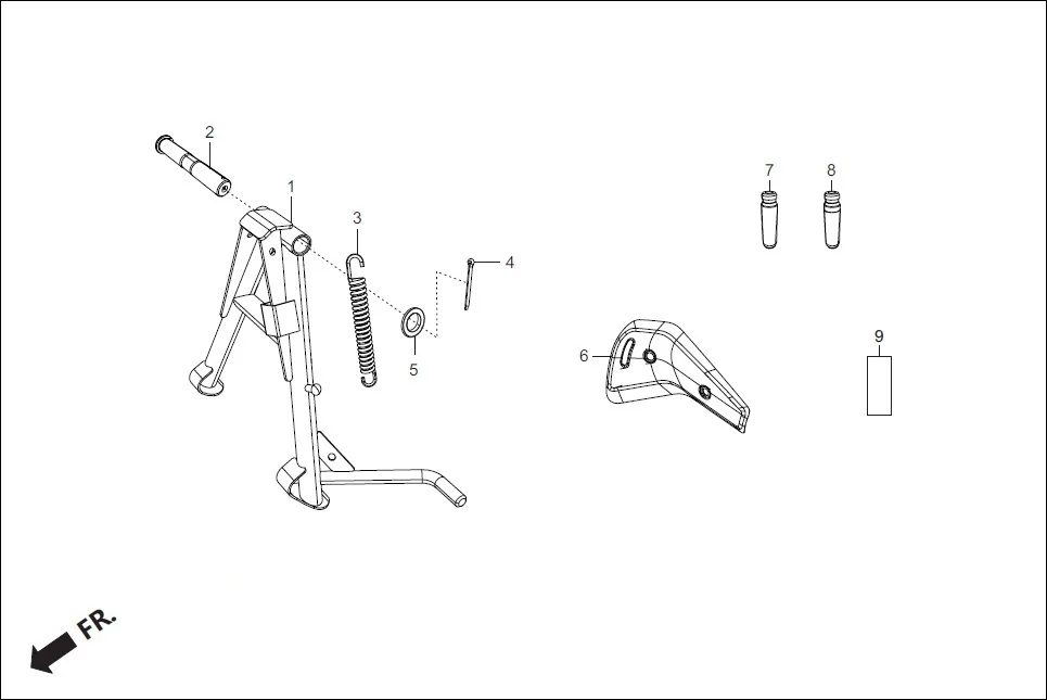 F-29 (OPTIONAL) assembly diagram for Hero Xpulse 200 2V BSVI (Jun, 2020)
