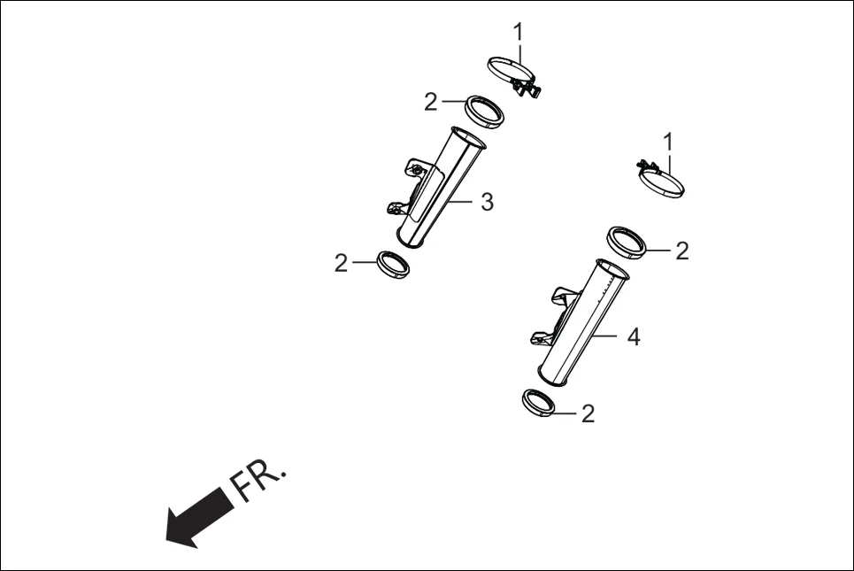 F-6B FRONT CUSHION (COVER) assembly diagram for Hero Xpulse 200 2V BSVI (Jun, 2020)