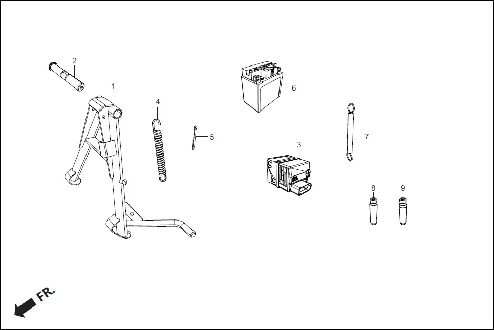 F-29 (OPTIONAL) assembly diagram for Hero Xpulse 200FI (May, 2019)