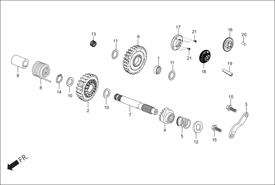 E-9 KICK STARTER (SPINDLE KICK STARTER)