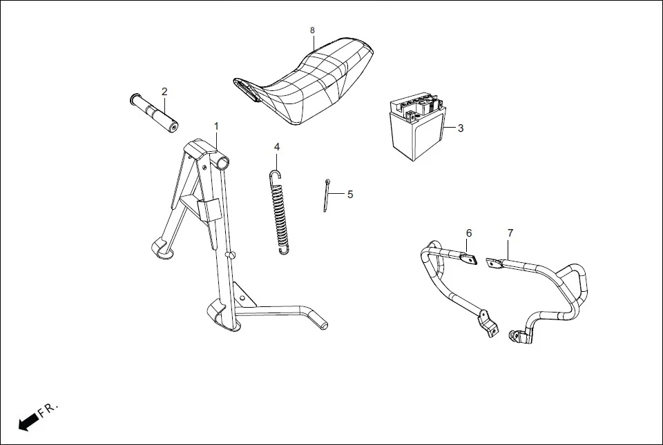 F-29 (OPTIONAL) assembly diagram for Hero Xpulse 200 4V (Oct, 2021)