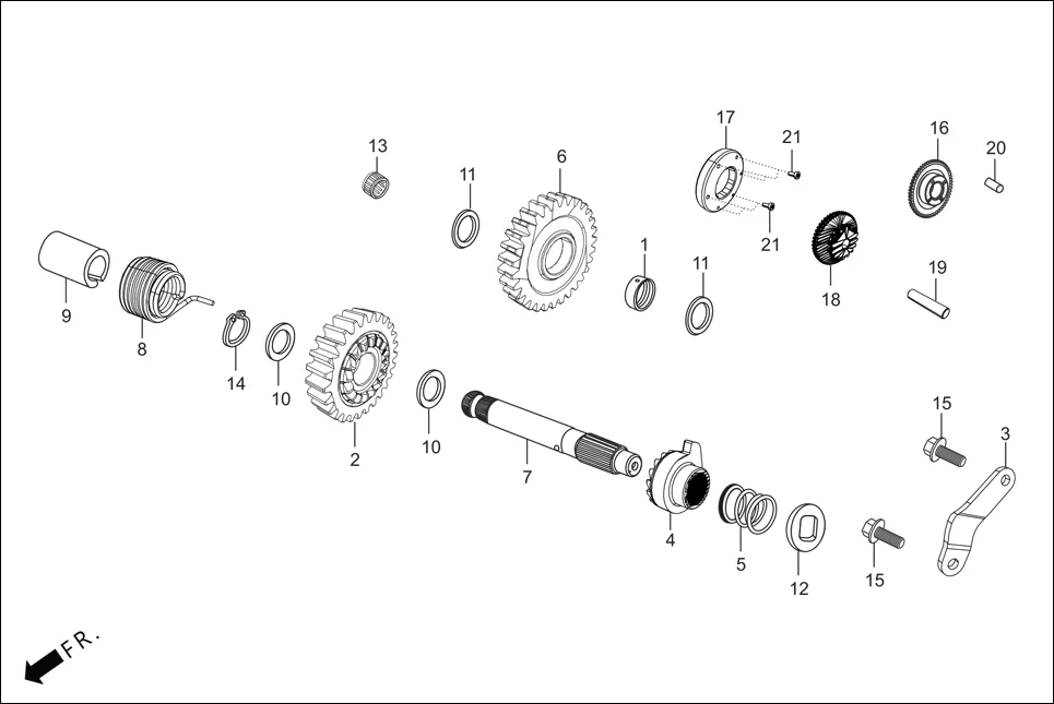 E-9 KICK STARTER (SPINDLE KICK STARTER)
