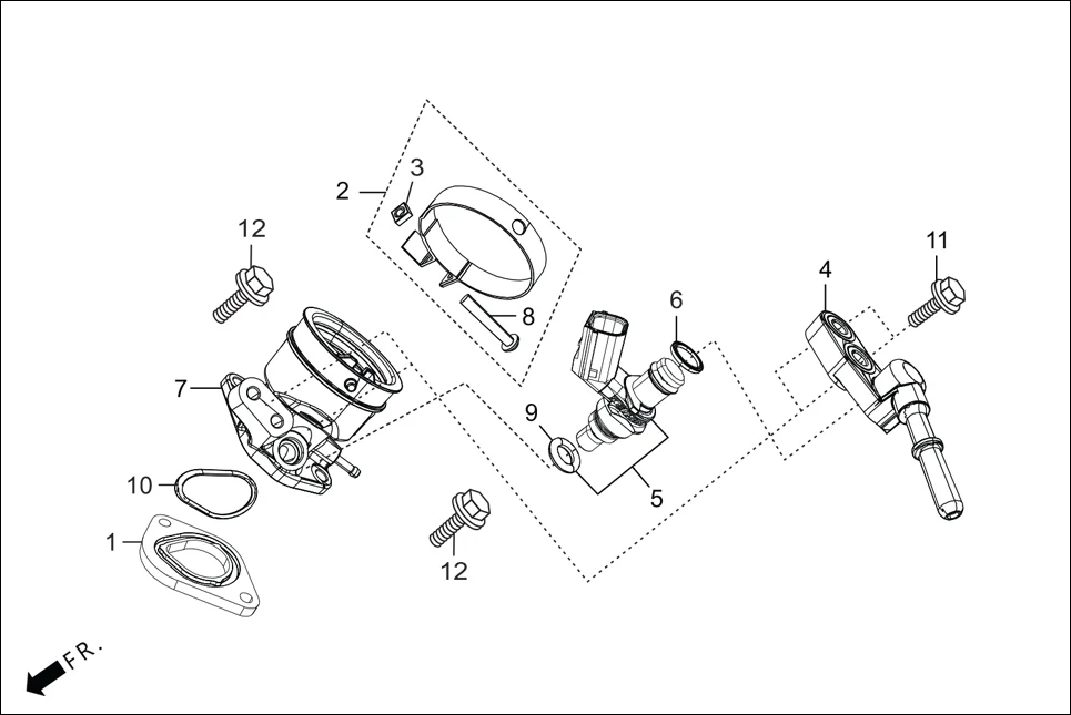 E-11A EXHAUST (AIR FEED PIPE/ INLET PIPE)