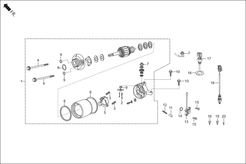E-5A ELECTRICALS (STARTER MOTOR)