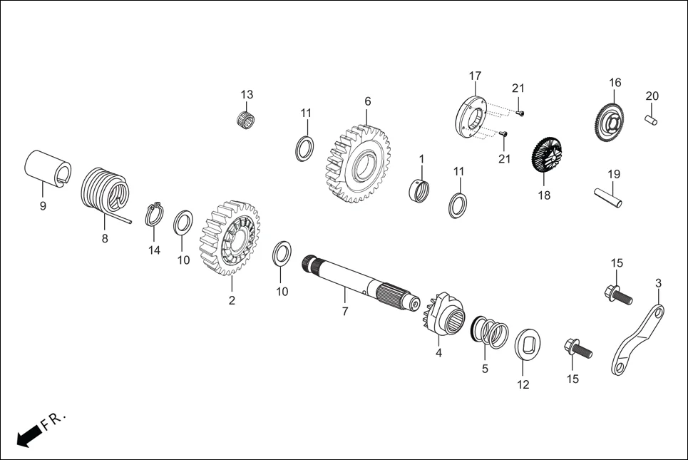 E-9 KICK STARTER (SPINDLE KICK STARTER)