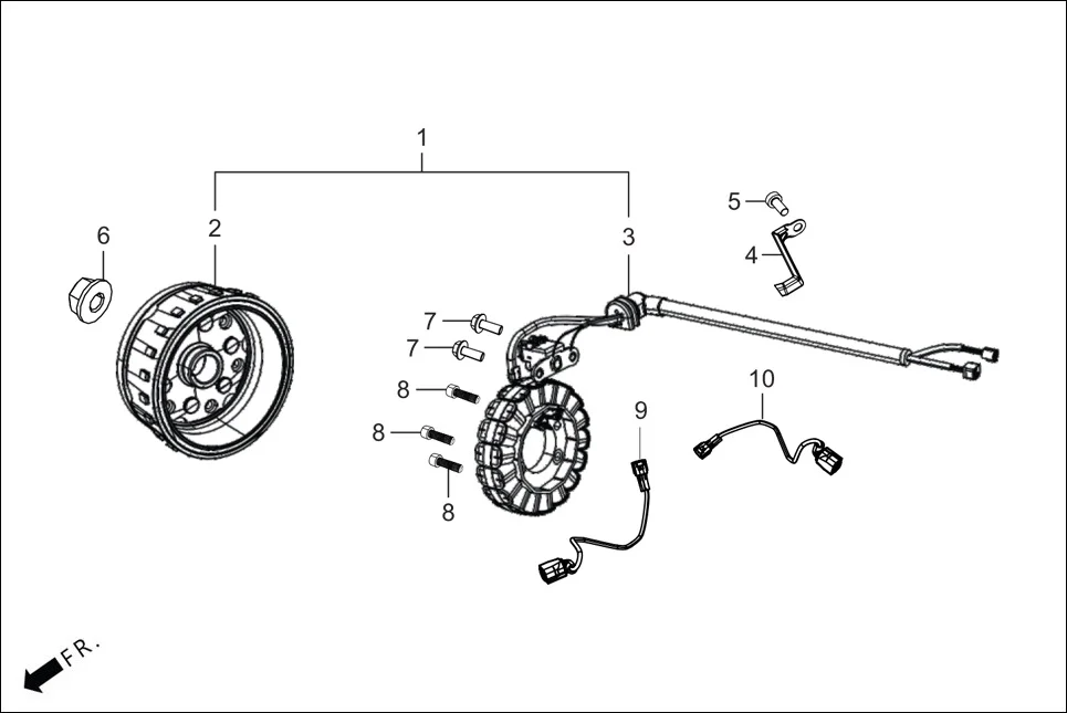 E-4 ELECTRICALS (AC GEN ASSY.)