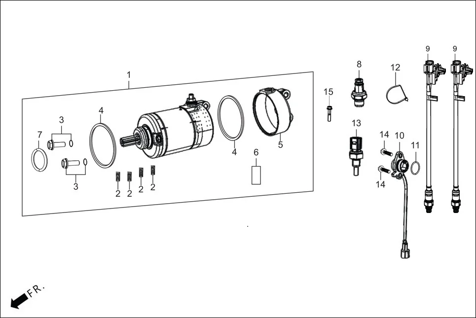 E-5 ELECTRICALS (STARTER MOTOR/SENSOR)