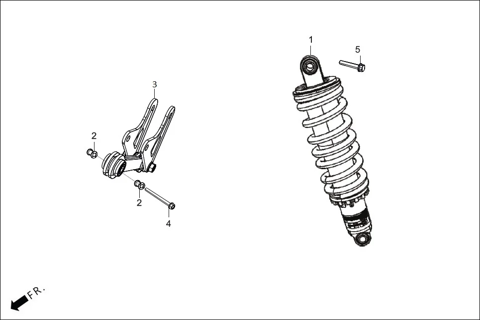 F-20 REAR CUSHION assembly diagram for Hero XPULSE 210LC OBDIIP2 (MAR.,2025)