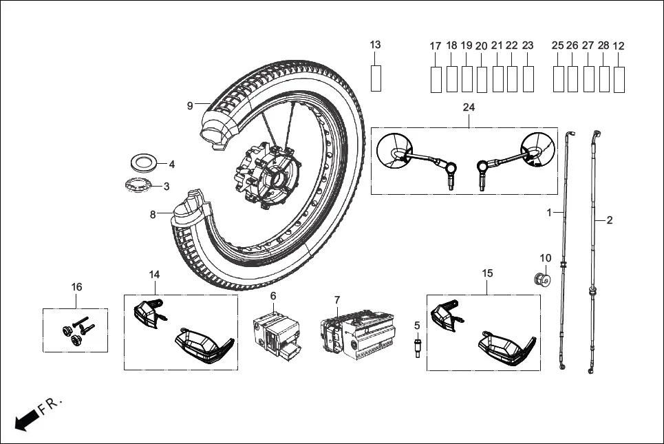F-28B OPTIONAL diagram showing K50643ACYB000S