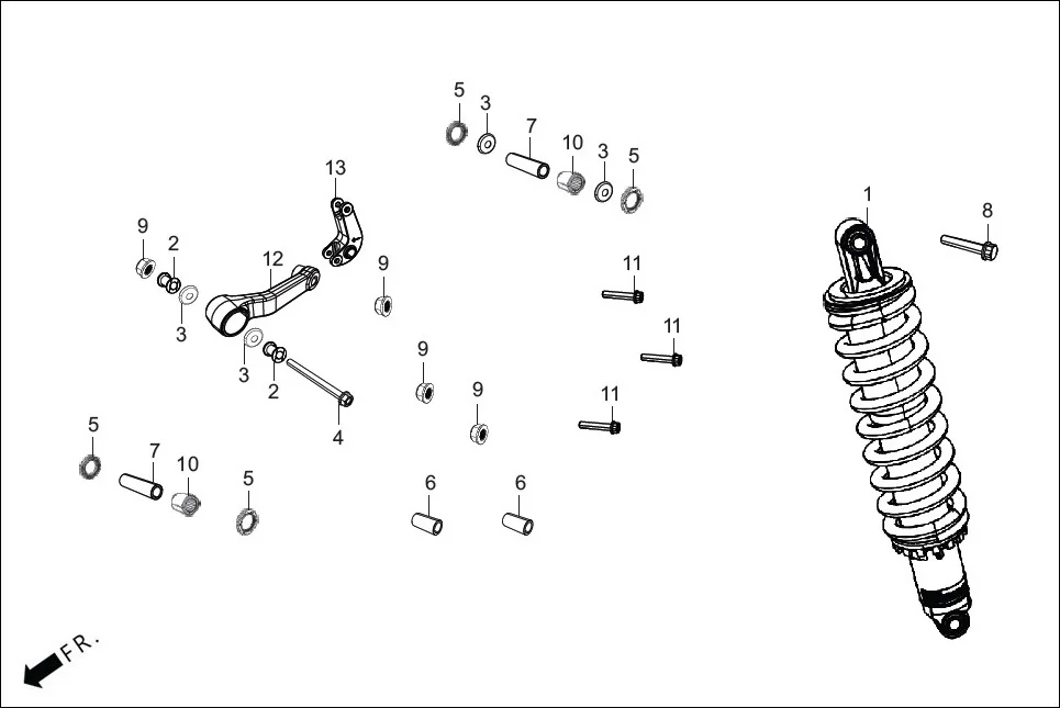 F-28C OPTIONAL (REAR CUSHION) diagram showing 52469-ACY-130