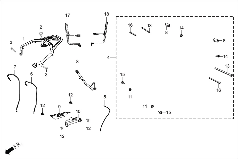 F-29A (OPTIONAL) assembly diagram for Hero XPULSE 210LC OBDIIP2 (MAR.,2025)