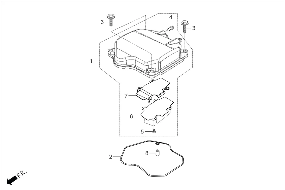 E-1 CYLINDER HEAD COVER