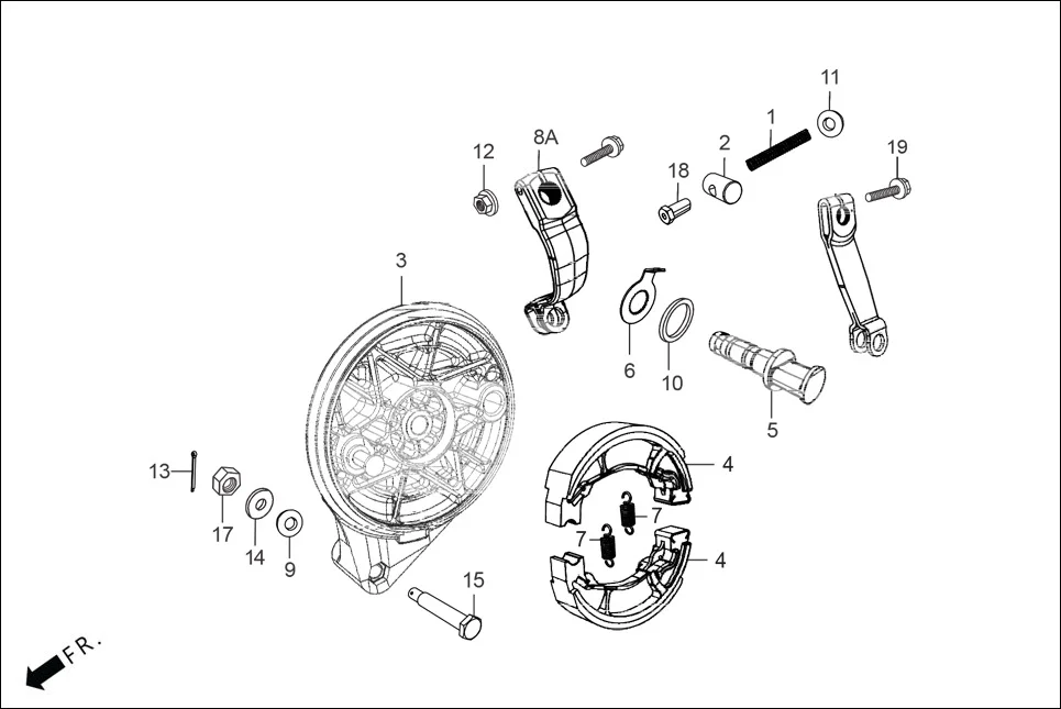 F-10_CBS REAR BRAKE PANEL diagram showing 96001-06025-00