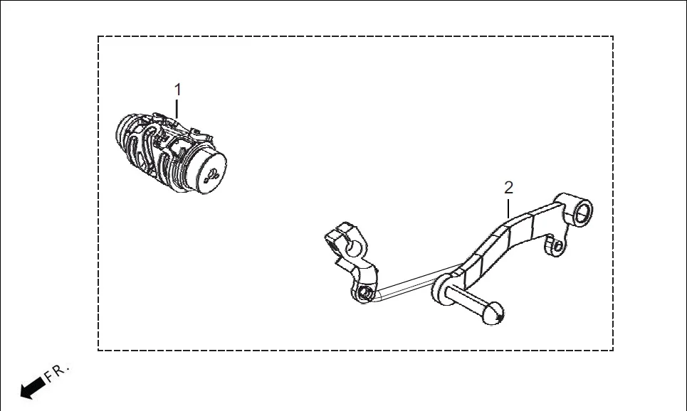 F-29B (OPTIONAL) assembly diagram for Hero XTREME 125(Feb., 2024)