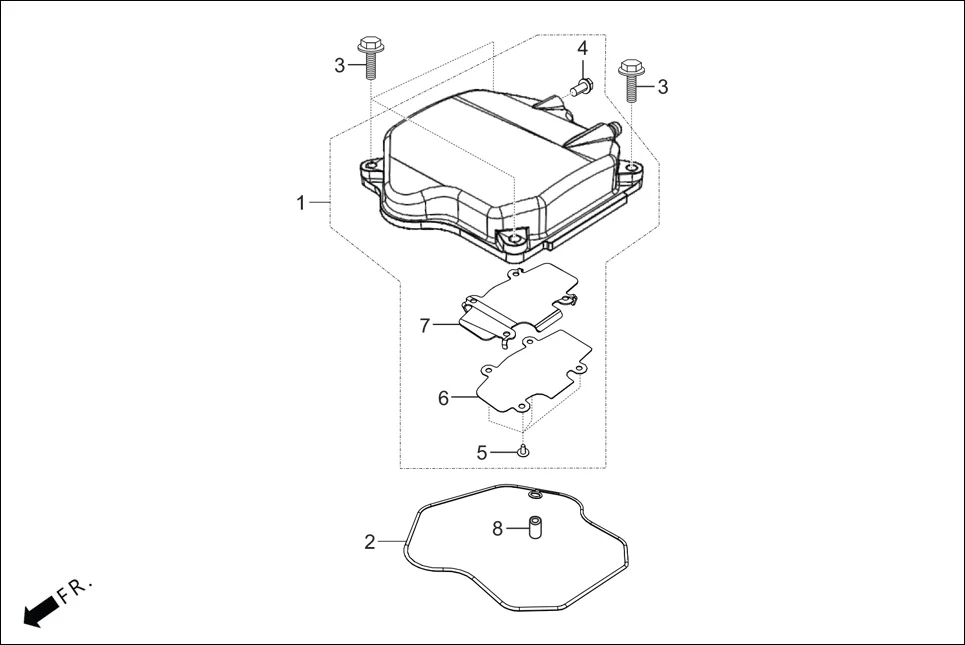 E-1 CYLINDER HEAD COVER