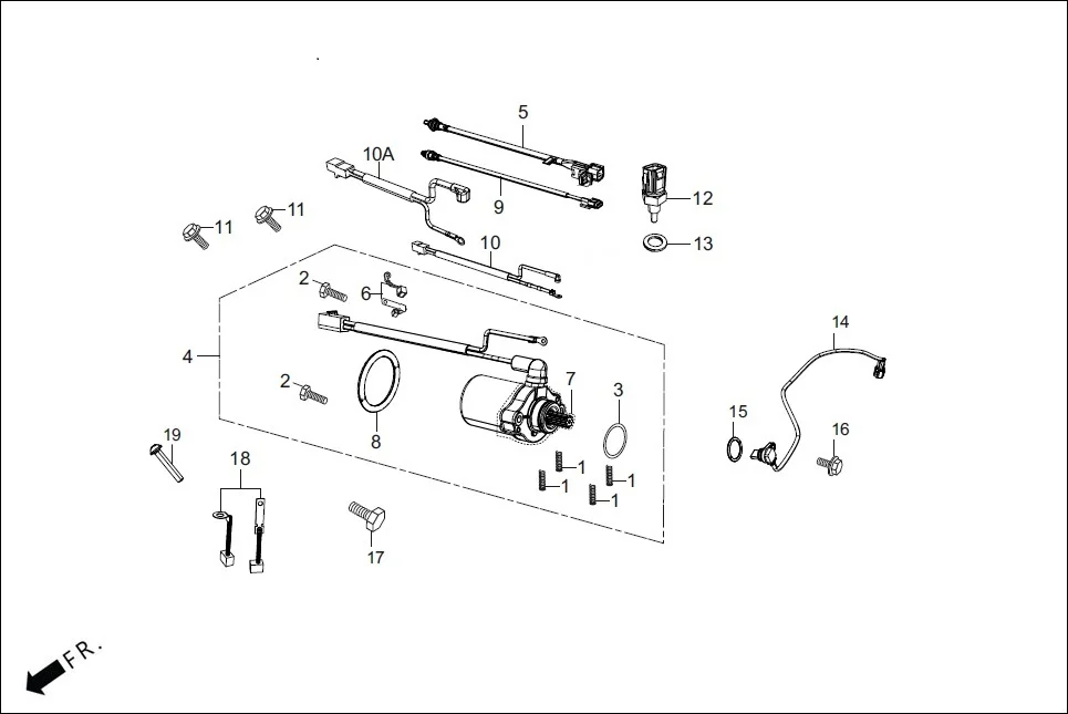 E-7B STARTING MOTOR