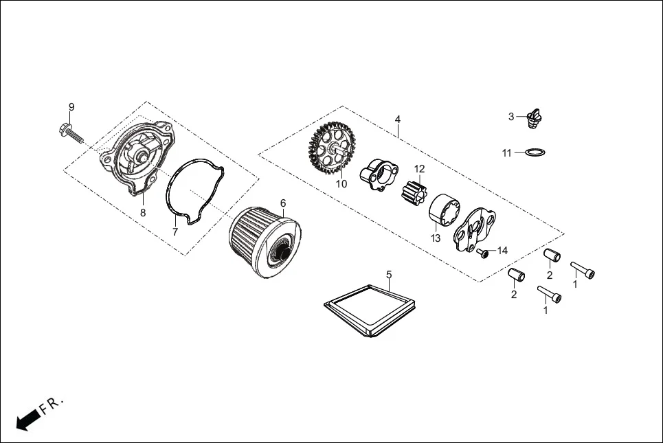 E-8A OIL PUMP