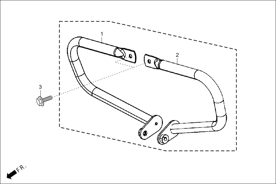 F-28 GUARD ENGINE assembly diagram for Hero XTREME 125 XTEC2(Oct.,2025)